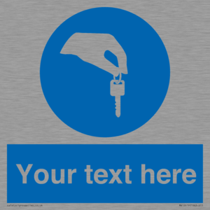 Custom Mandatory Keys Sign